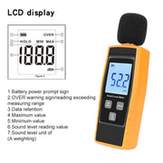 RZ1359 Fonometro digitale DB Meters Tester di rumore in decibel Schermo LCD, RZ1359