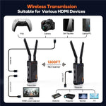 BOVBOX 081 Trasmettitore e ricevitore video HD 1080P con portata 400 m Utilizza l'extender HDMI wireless, US Plug, UK Plug, EU Plug, AU Plug