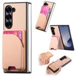Custodia per telefono con retro magnetico in pelle e tessuto twill, For Galaxy Z Fold8 Ultra 5G, For Galaxy Z Fold7 5G, For Galaxy Z Fold6