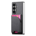 Custodia per telefono con retro magnetico in pelle e tessuto twill, For Galaxy Z Fold8 Ultra 5G, For Galaxy Z Fold7 5G, For Galaxy Z Fold6