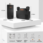 BOVBOX 091-HD Conferenza Uso 100M Wireless WiFi HDMI Extender Video Trasmettitore Ricevitore, US Plug, UK Plug, EU Plug, AU Plug