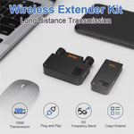 BOVBOX 091-HD Conferenza Uso 100M Wireless WiFi HDMI Extender Video Trasmettitore Ricevitore, US Plug, UK Plug, EU Plug, AU Plug