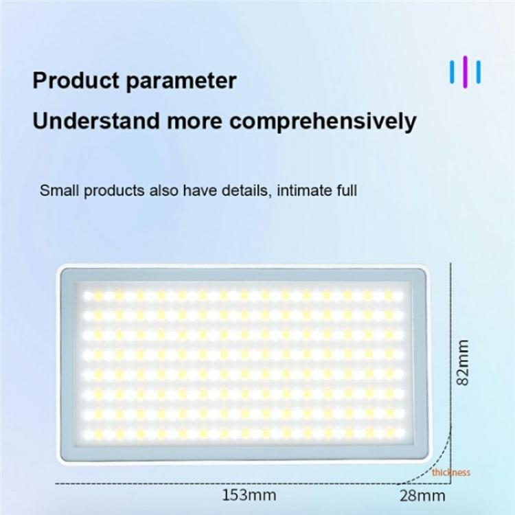 PB25R Luce LED RGB portatile per videoconferenza
