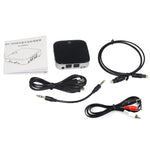 Adattatore 3.5mm8670 Ricevitore Bluetooth Trasmettitore aux Ricevitore Bluetooth con fibra ottica, black