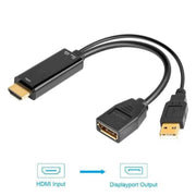 Convertitore HD1 HDMI 2.0b maschio a DP 1.4 femmina 4K 60Hz Cavo adattatore HDMI a DisplayPort