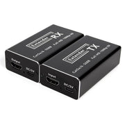 D1-1 / D2-1 Network Cable HD Video Signal Transmitter 50m Extender HDMI to RJ45 Extender, US Plug, EU Plug