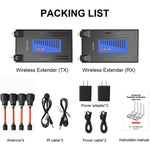 BOVBOX 092 Pro Audio Video Transmitter Receiver 300m Wireless HDMI Extender, US Plug, UK Plug, EU Plug, AU Plug
