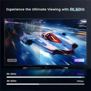Q8Q3-3 Gaming Home Theater HDMI 2.1 Switch 3x1 8K 4K 120Hz HDR Audio Video Synchronizer