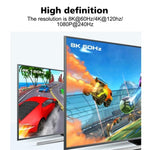 Q8Q3-3 Gaming Home Theater HDMI 2.1 Switch 3x1 8K 4K 120Hz HDR Audio Video Synchronizer