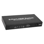 Q8-3 For Gaming Consoles PC TV Box Ultra Thin 3x1 HDMI 2.1 Switch 8K 60Hz Adapter, Q8-3