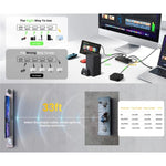 Q8-3 For Gaming Consoles PC TV Box Ultra Thin 3x1 HDMI 2.1 Switch 8K 60Hz Adapter, Q8-3