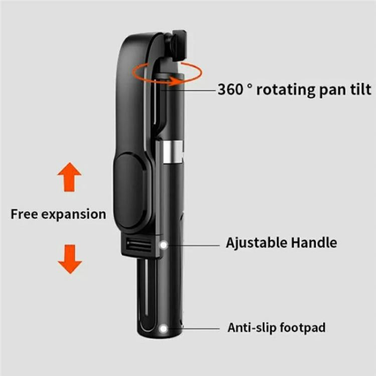 Selfie Stick Treppiede Estensibile con Telecomando Bluetooth