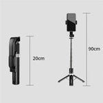 Selfie Stick Treppiede Estensibile con Telecomando Bluetooth