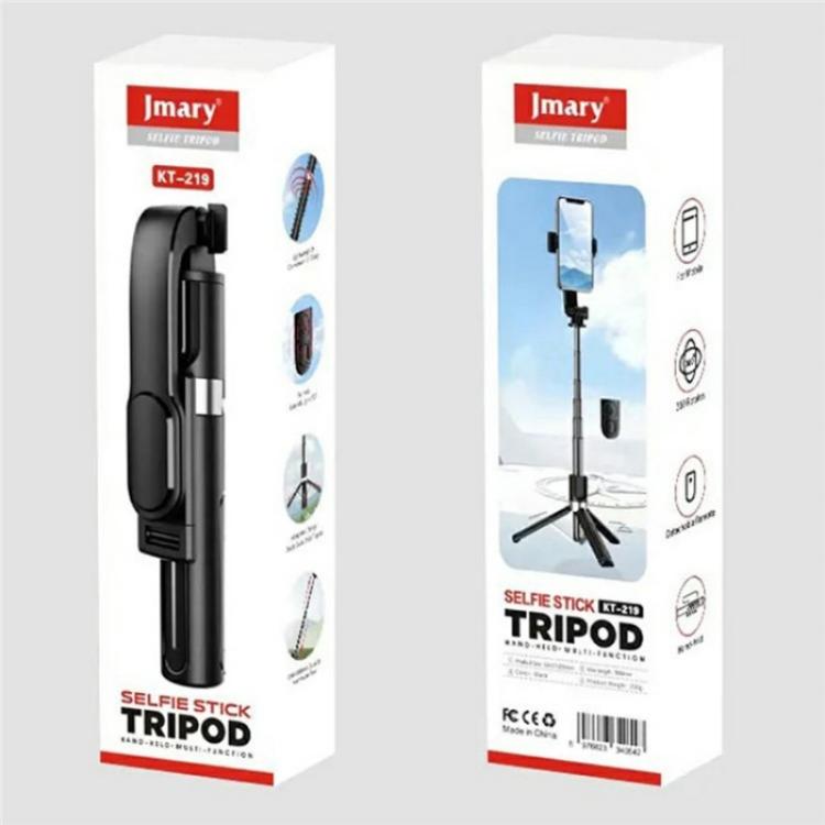 JMARY KT-219 Extendable Selfie Stick Tripod Stand  With Remote Control