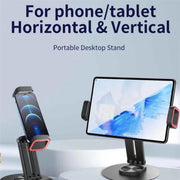 Supporto da tavolo pieghevole 360° per smartphone e tablet