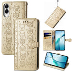 Custodia per telefono in pelle con stampa a rilievo di cane e gatto, For Samsung Galaxy A57 5G, For Samsung Galaxy A37 5G, For Samsung Galaxy S25 Edge 5G