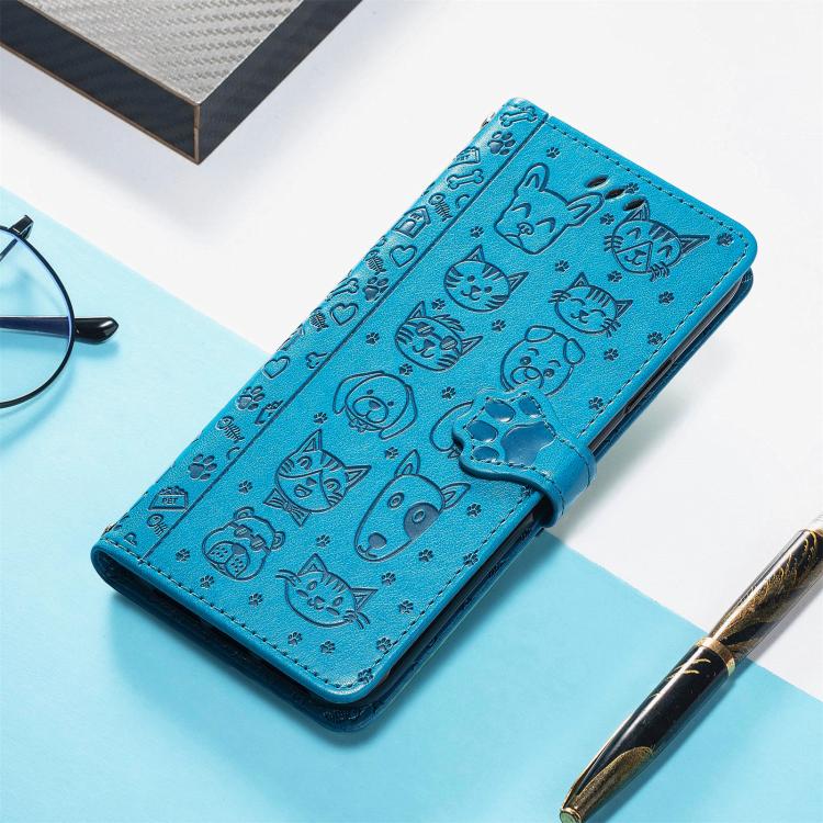 Custodia per telefono in pelle con stampa a rilievo di cane e gatto, For Samsung Galaxy A57 5G, For Samsung Galaxy A37 5G, For Samsung Galaxy S25 Edge 5G