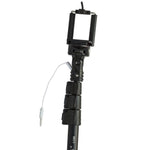 YUNTENG 1188 Selfie Stick con filo 3.5mm retrattile