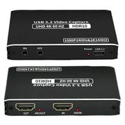C10 With Mic Input / Audio Output 4K HDMI Video Capture Card Live Streaming USB 3.1 Adapter, C10