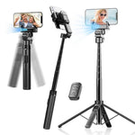 Selfie Stick Bluetooth C16 con Tracciamento AI e Rotazione 360°
