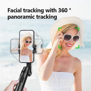 Selfie Stick Bluetooth C16 con Tracciamento AI e Rotazione 360°