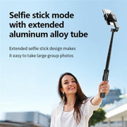 Selfie Stick Bluetooth C16 con Tracciamento AI e Rotazione 360°
