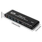 K3-1 Estensore per doppio schermo 4K 60Hz USB 3.0 Matrice HDMI Switch KVM 2x2