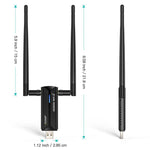 EDUP EP-AX1672 AX3000 USB 3.0 Wireless WiFi 6E Adapter 802.11g High Power Wireless USB Adapter 2.4GHz & 5GHz & 6GHz with Chipset MT7621AU