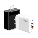 Caricabatterie GaN PD 45W + QC3.0 USB per smartphone e laptop