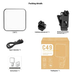 Luce portatile C49 con doppia illuminazione e 3 temperature color