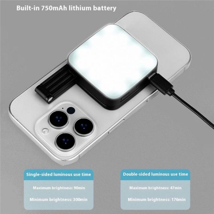 Lampada selfie M42 doppia luce con attacco MagSafe