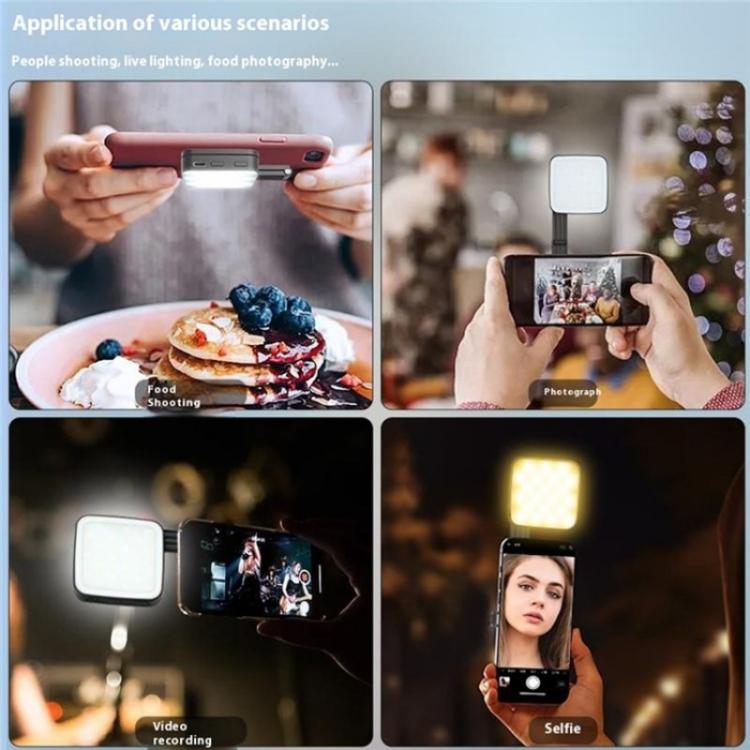 Lampada selfie M42 doppia luce con attacco MagSafe