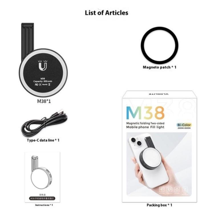 Luce LED portatile M38 con MagSafe per smartphone