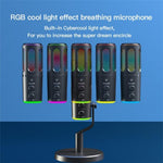 Microfono desktop SU8 con luce RGB e riduzione rumore
