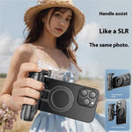 Selfie stick telescopico magnetico 2 in 1 con portachiavi