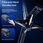 Selfie stick telescopico magnetico 2 in 1 con portachiavi