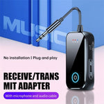 T80 Sistema 2 in 1 per auto: AUX / TV / Altoparlanti, wireless, compatibile con Bluetooth, ricevitore/trasmettitore a 5,4 GHz