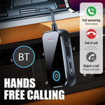 T80 Sistema 2 in 1 per auto: AUX / TV / Altoparlanti, wireless, compatibile con Bluetooth, ricevitore/trasmettitore a 5,4 GHz