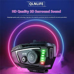 Cuffie Bluetooth BT56 per Casco Moto con Luci Ritmiche
