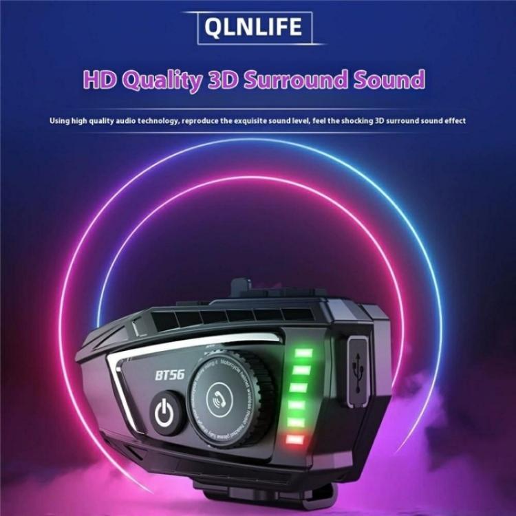 Cuffie Bluetooth BT56 per Casco Moto con Luci Ritmiche