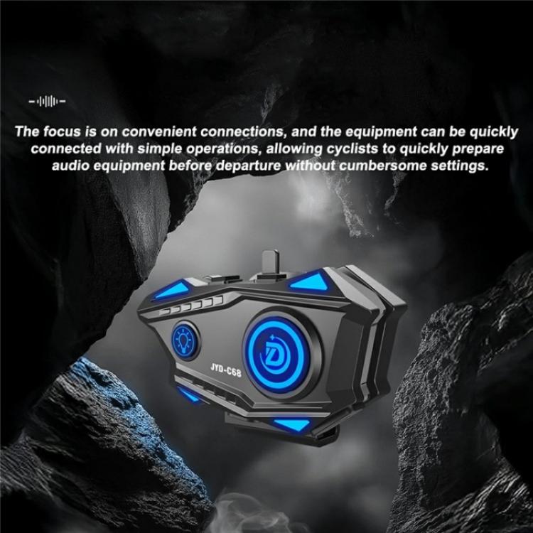 Auricolare Bluetooth JYD-C68 per casco moto wireless