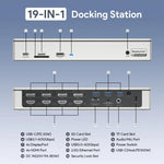 Wavlink UG69PD12 Docking Station 4 Monitor per Laptop Mac e Windo