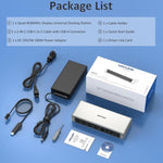 Wavlink UG69PD12 Docking Station 4 Monitor per Laptop Mac e Windo