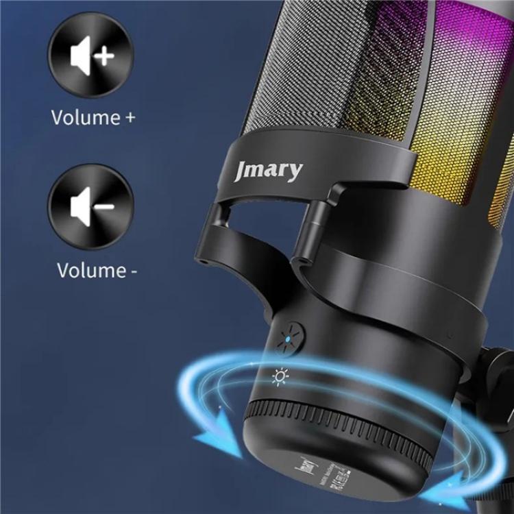 Microfono desktop rotante RGB 360° JMARY MC-PW13
