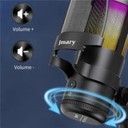 Microfono desktop rotante RGB 360° JMARY MC-PW13