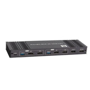 K10-2 For 2 Computers/Monitors USB 3.0 Dual DP Output 8K 60Hz 2x2 Version 2.1 KVM Switcher, US Plug, EU Plug