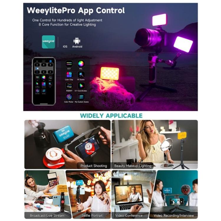 Weeylite S03 Luce RGB portatile per video e fotografia