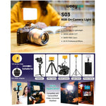 Weeylite S03 Luce RGB portatile per video e fotografia