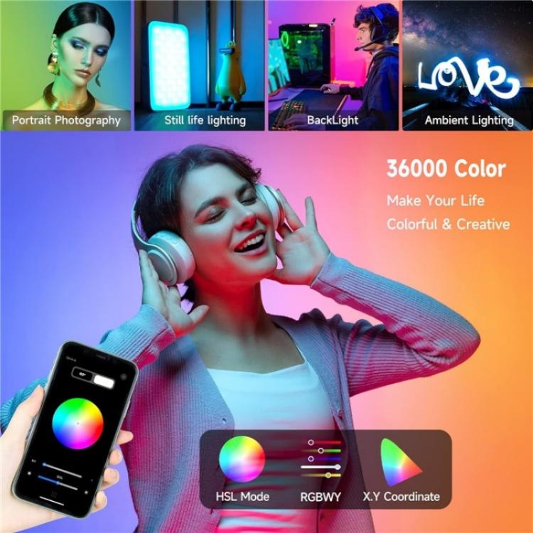 Weeylite S05 Lampada RGB portatile per video e foto
