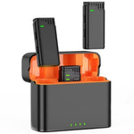 Microfono lavalier wireless 3 in 1 2,4 GHz MW16